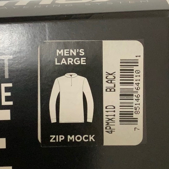 PolarMax 4.0 HEAVYWEIGHT ZIP MOCK - Black - Picture 12 of 16